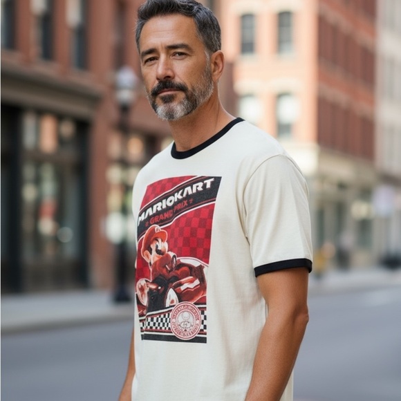 Nintendo Mario Kart Grand Prix Racing T-Shirt - Picture 2 of 2